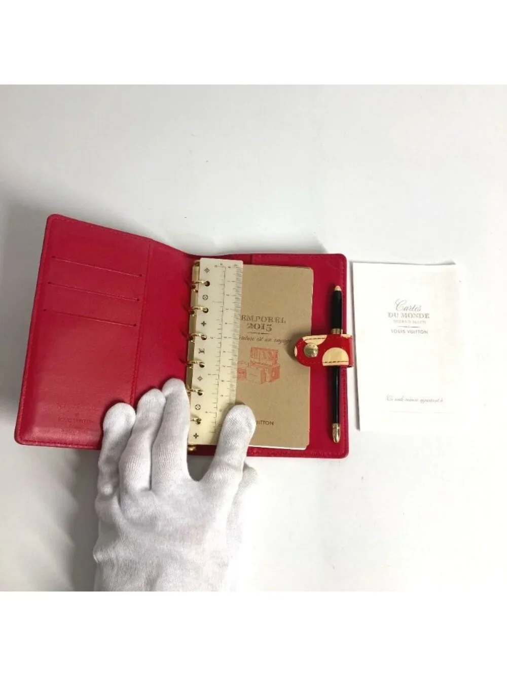 Louis Vuitton Notebook Cover Agenda PM With Ballpoint Pen
